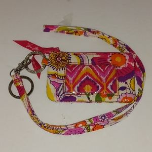 Vera Bradley Clementine ID, Coin Purse + Lanyard